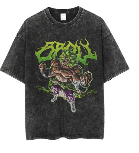 Anime cartoon wash distressed men