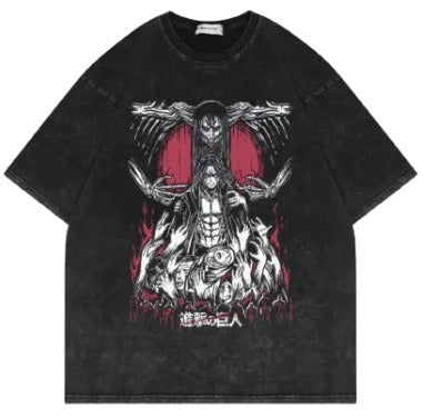 Anime cartoon wash distressed men