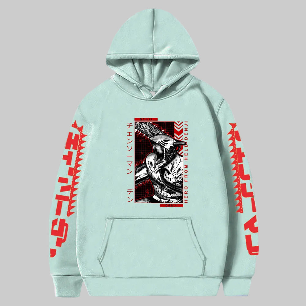 Chainsaw Man Denji Pochita Hoodie Sweatshirt