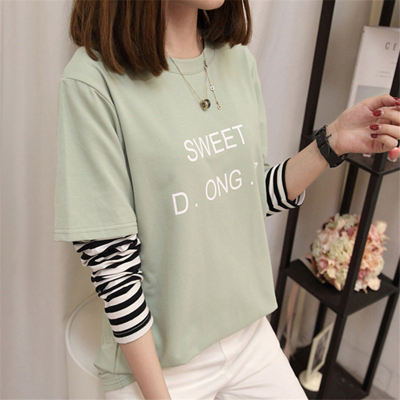 Avocado Green Long Sleeve T-Shirt for Women
