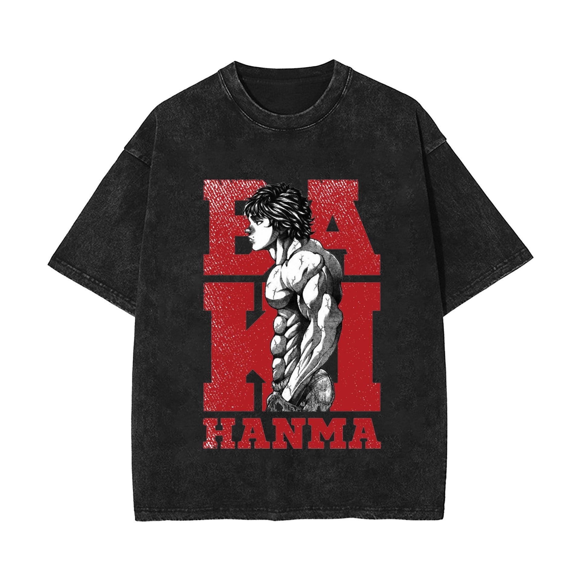 Anime cartoon wash distressed men