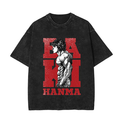 Anime cartoon wash distressed men