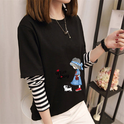 Avocado Green Long Sleeve T-Shirt for Women