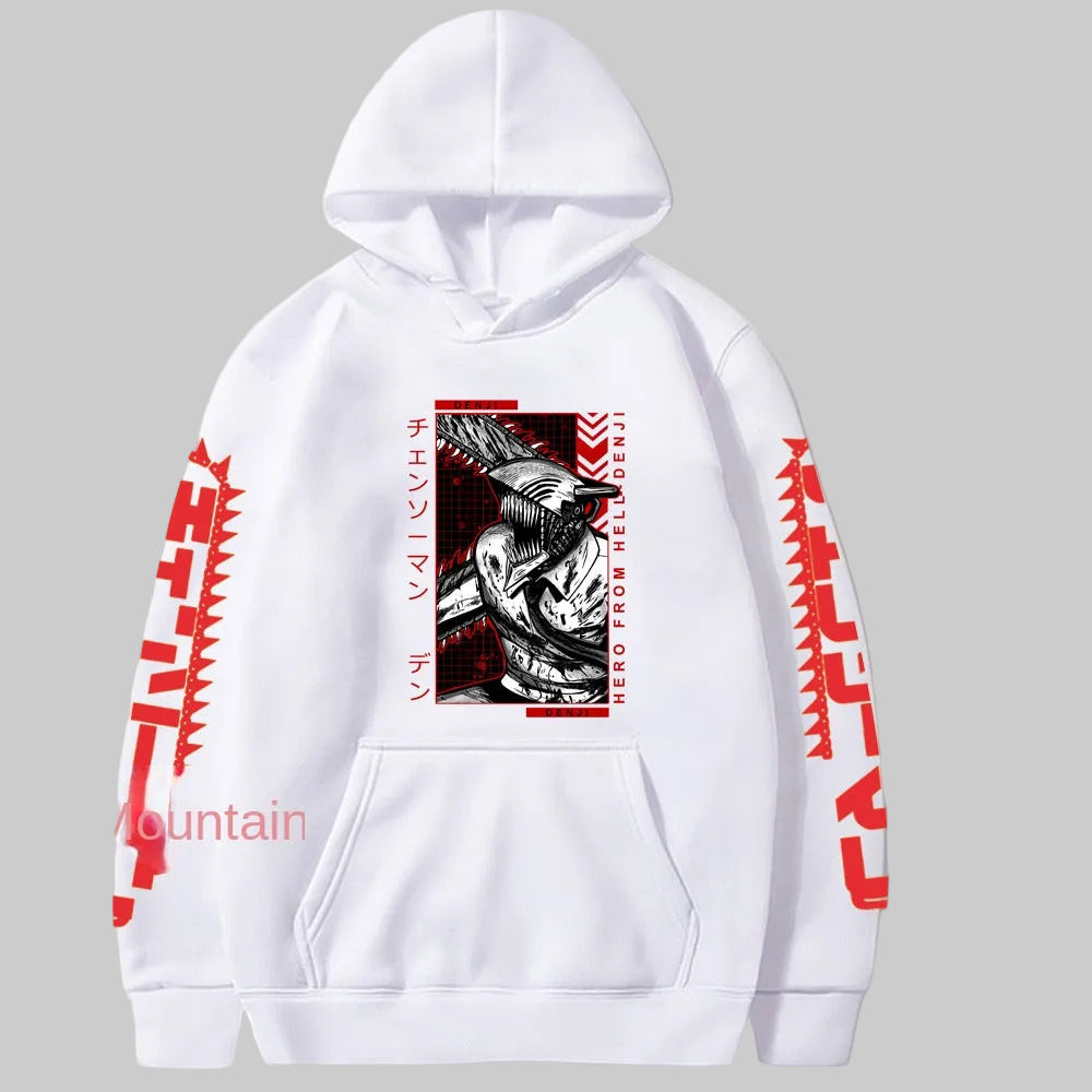 Chainsaw Man Denji Pochita Hoodie Sweatshirt