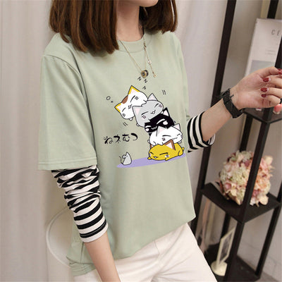 Avocado Green Long Sleeve T-Shirt for Women
