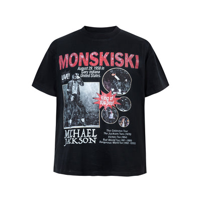 Print Short Sleeve T-Shirt for Men and Women