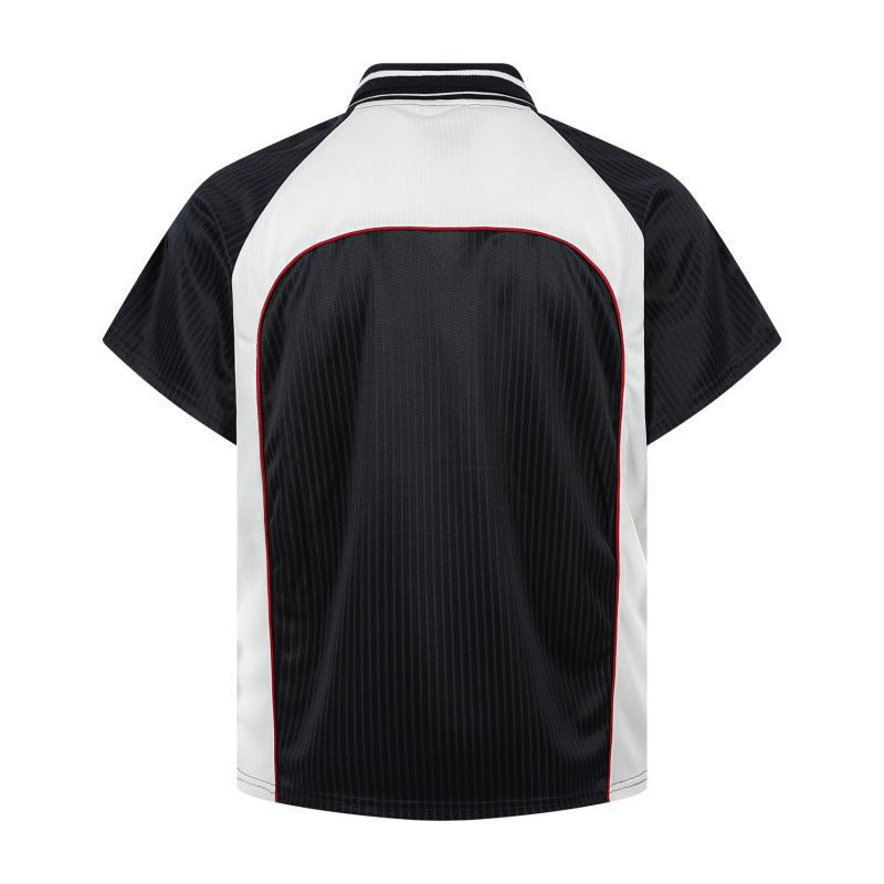 Collar loose short sleeved T-shirt for men