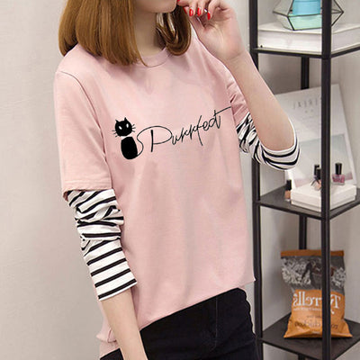 Avocado Green Long Sleeve T-Shirt for Women