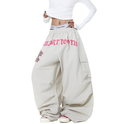 Cargo Pants Women Wide-Leg Pants Jazz Dance Knife Pants