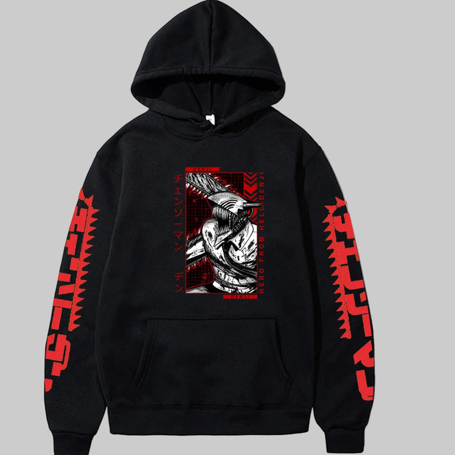 Chainsaw Man Denji Pochita Hoodie Sweatshirt