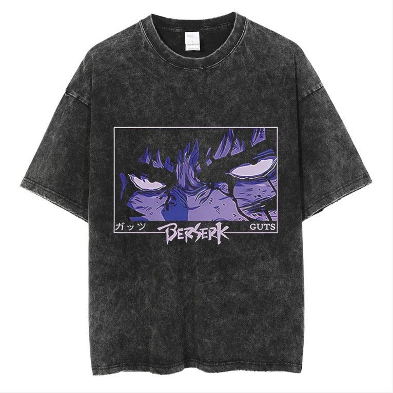 Anime cartoon wash distressed men