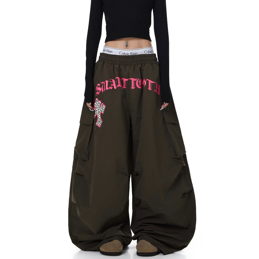 Cargo Pants Women Wide-Leg Pants Jazz Dance Knife Pants