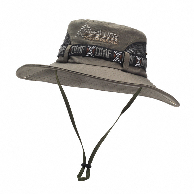 Men's Bucket Hat Outdoor Sun Protection Wide Brim