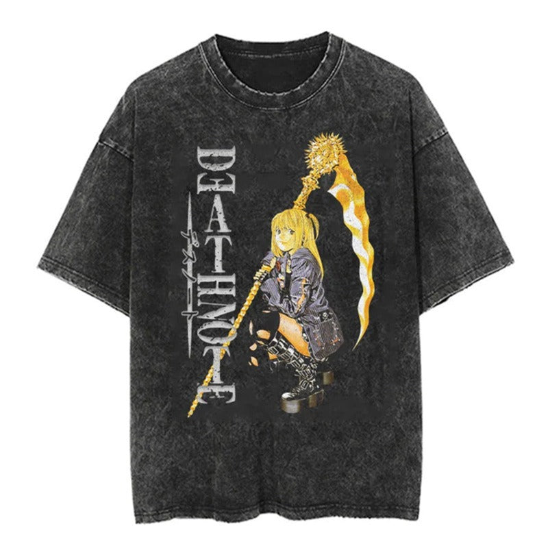 Anime cartoon wash distressed men