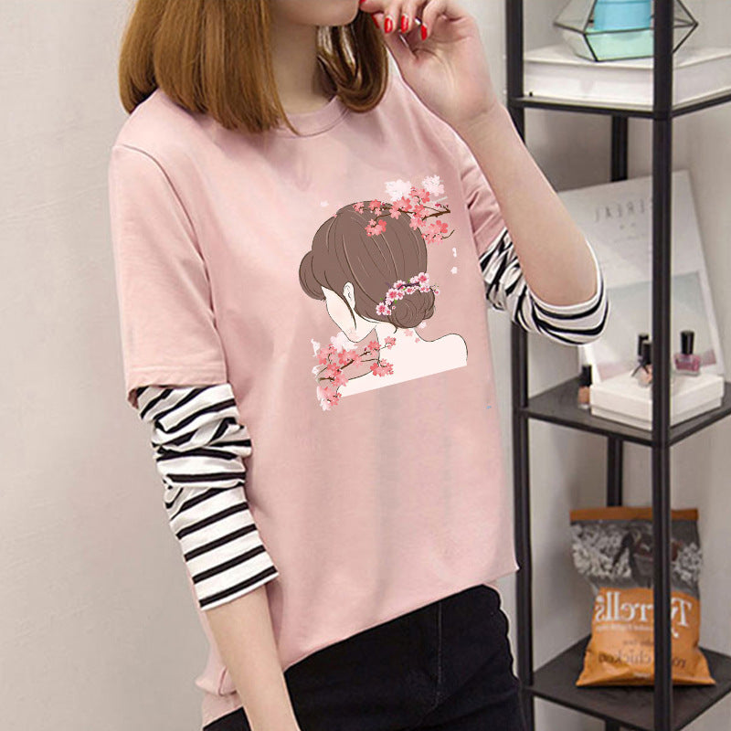 Avocado Green Long Sleeve T-Shirt for Women