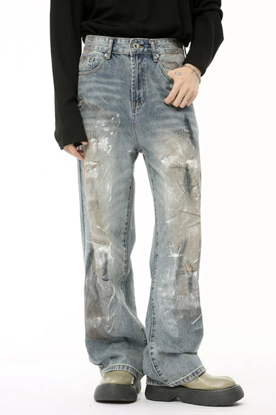 Baggy Jeans with Pockets