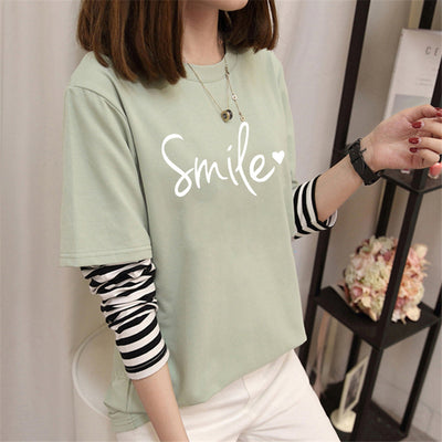 Avocado Green Long Sleeve T-Shirt for Women