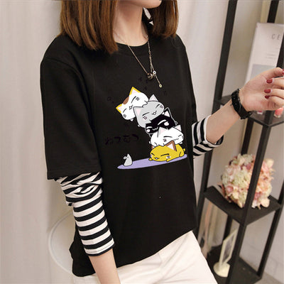 Avocado Green Long Sleeve T-Shirt for Women