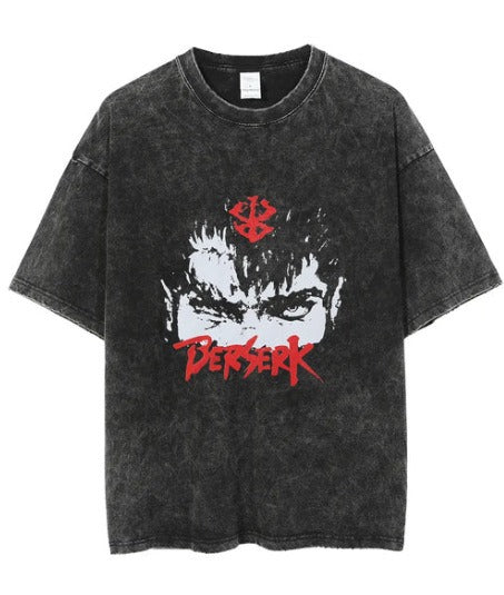 Anime cartoon wash distressed men