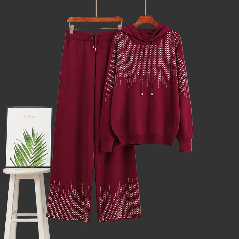 High neck sweater loose suit way 