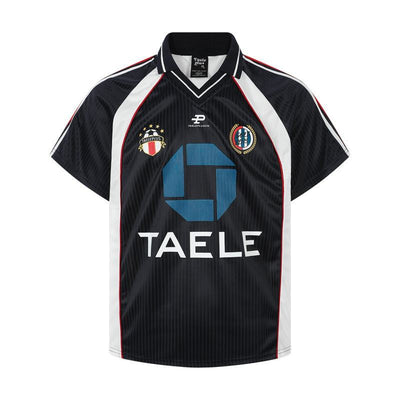 Collar loose short sleeved T-shirt for men