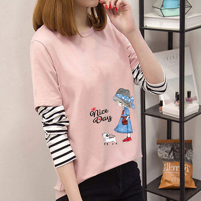 Avocado Green Long Sleeve T-Shirt for Women
