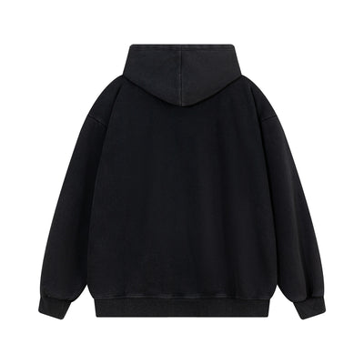 Cross shaped letter hoodie