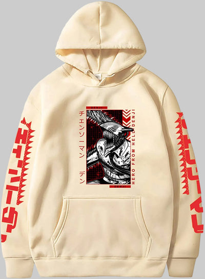 Chainsaw Man Denji Pochita Hoodie Sweatshirt