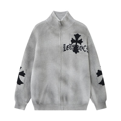 Gradient tie dye cross coat makes