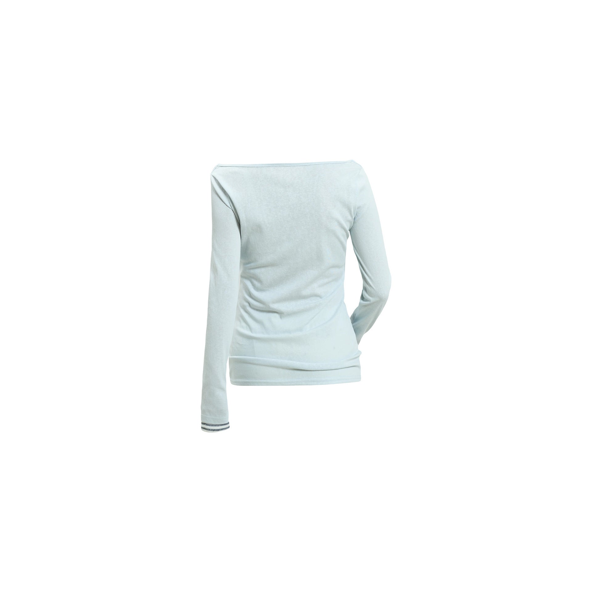 Splicing fake two long sleeved tops T-shirt for women
