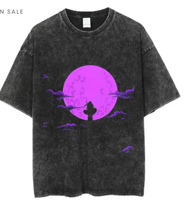 Anime cartoon wash distressed men