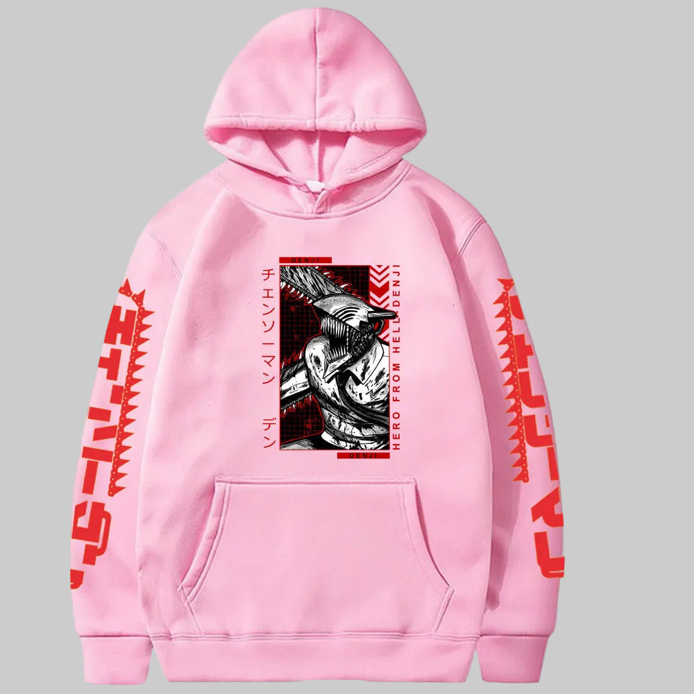 Chainsaw Man Denji Pochita Hoodie Sweatshirt