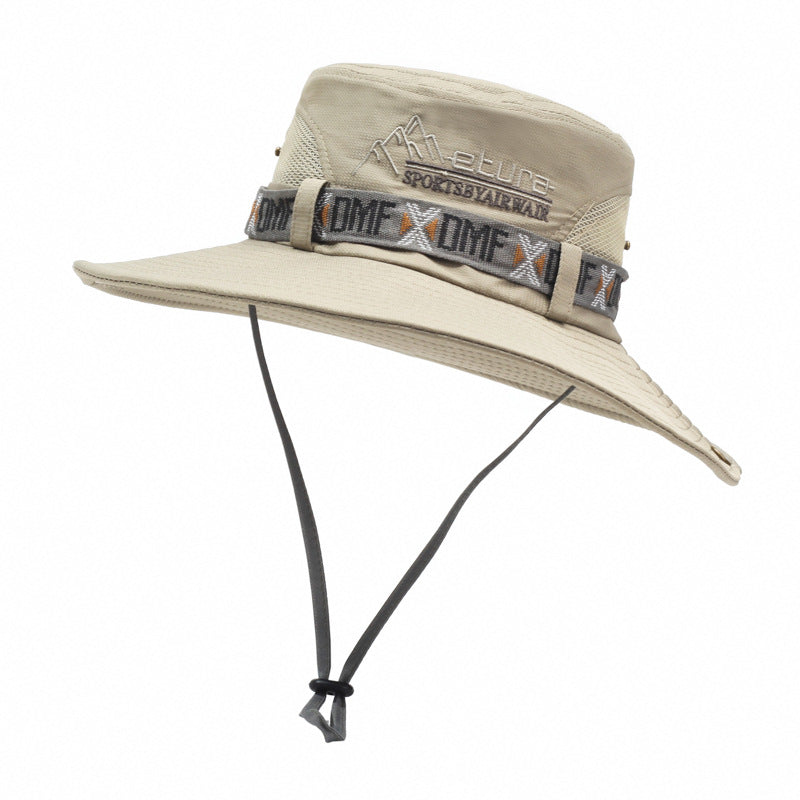 Men's Bucket Hat Outdoor Sun Protection Wide Brim