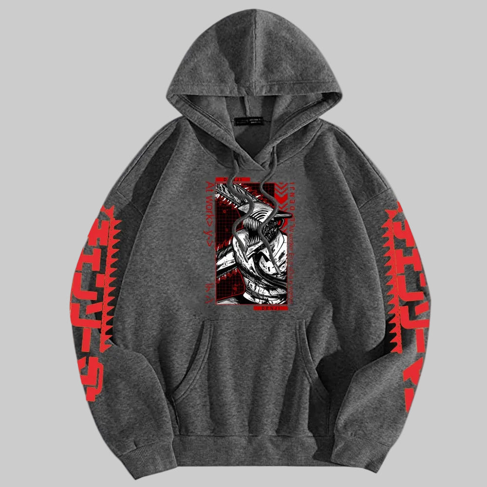 Chainsaw Man Denji Pochita Hoodie Sweatshirt