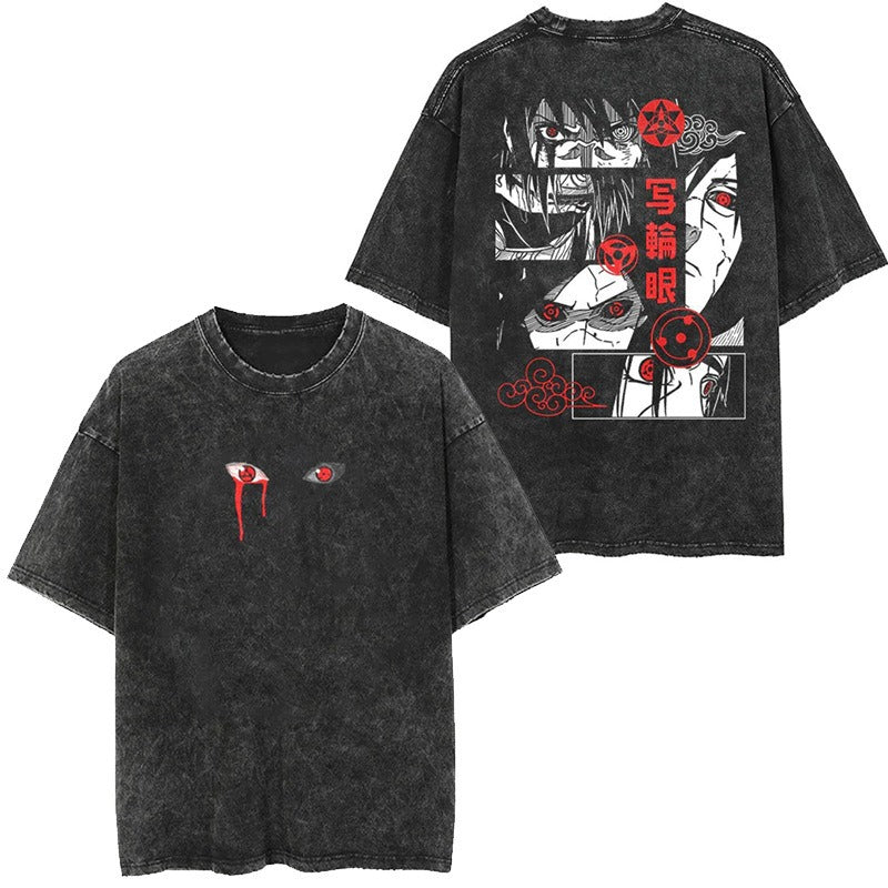 Anime cartoon wash distressed men