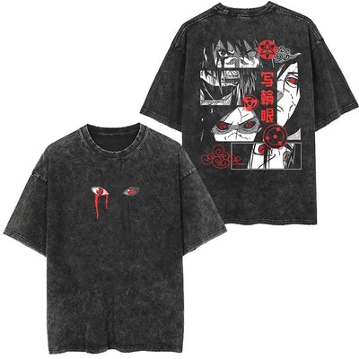 Anime cartoon wash distressed men