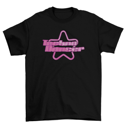 Chrome and gradient quotes Y2K scalable t-shirt