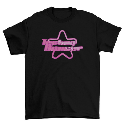 Chrome and gradient quotes Y2K scalable t-shirt