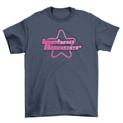 Chrome and gradient quotes Y2K scalable t-shirt