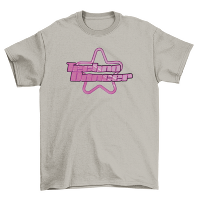 Chrome and gradient quotes Y2K scalable t-shirt