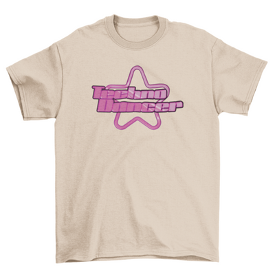 Chrome and gradient quotes Y2K scalable t-shirt