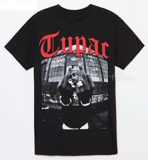 Tupac 2pac Hip Hop Funny T-shirt T ShirtS Men Vintage Graphic Novelty